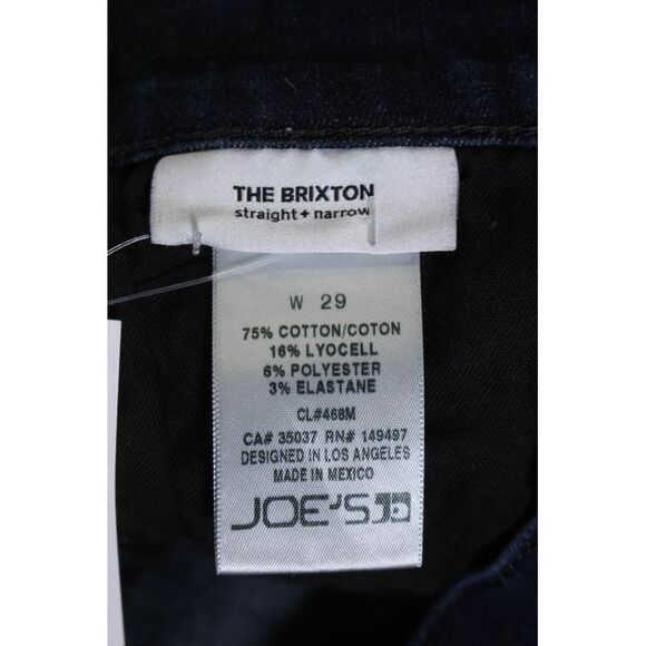 Joe's Collection Womens Cotton Blend 5 Pocket Mid-Rise Skinny Jeans Navy Size 29 - Picture 4 of 5